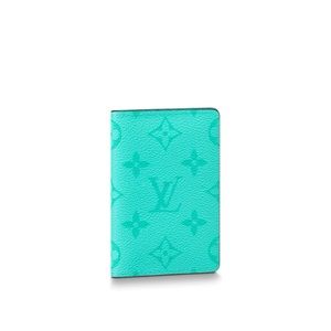 SOLD - Louis Vuitton Taigarama pocket organizer Miami Green